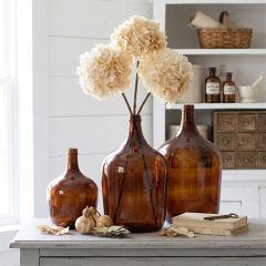 Dark Brown Demi John Bottle