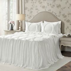 Ruffle Ribbon Riviera Bedspread Set