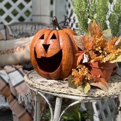 Big Mouth Tabletop Jack O Lantern 15 Inch