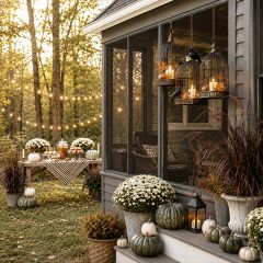 Decorative Hanging Metal Birdcage Set of 3