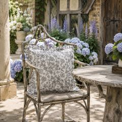 Delicate Florals Ruffled Euro Sham
