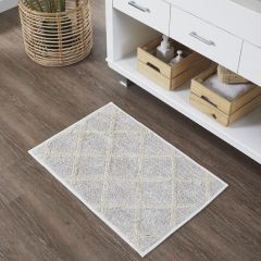 Diamond Pattern Bath Mat