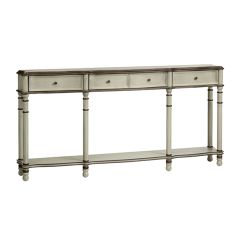 Distressed 3 Drawer Console