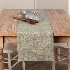 Distressed Pattern French Country Table Runner