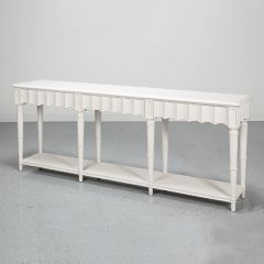 Distressed Reclaimed Pine Console Table
