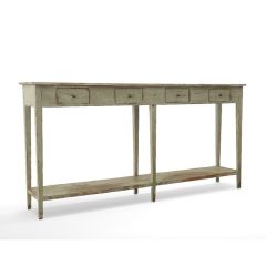 Distressed Slender Console Table