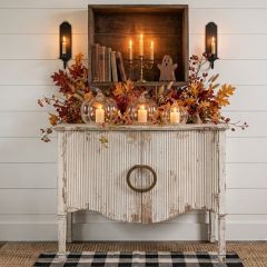 Distressed Willow Serpentine Server