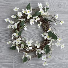 Dogwood Blossom Decorative Wreath