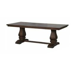 Double Pedestal Dining Table