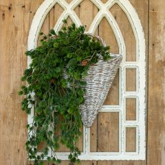 Draping Faux Cluster Pine Bush