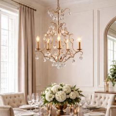 Drop Crystal Pendant Chandelier