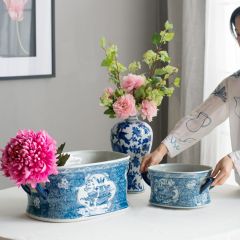 Dutch Oven Inspired Planter Set of 2