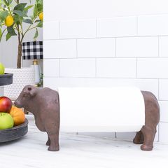 Farmhouse Cow Paper Towel Holder