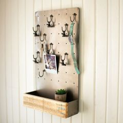 Wall Key Rack With Storage