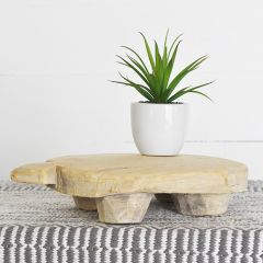 Footed Wood Riser