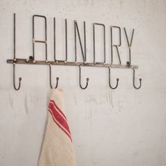 Laundry Letters Hook Rack