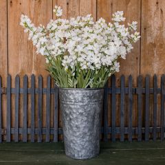 Faux White Violet Bush