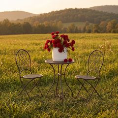 Elegant Gardens 3 Piece Outdoor Bistro Set