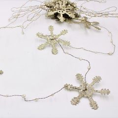 Elegant Holiday Snowflake Garland