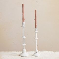 Elegant Metal Taper Candle Holder Set of 2