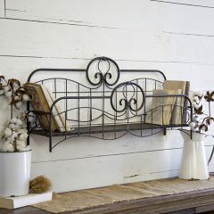 Vintage Inspired Bed Frame Display Shelf