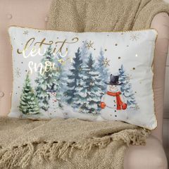 Let It Snow Accent Pillow