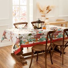 Farm Fresh Pumpkin Truck Autumn Tablecloth