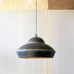 Rustic Iron Dome Pendant Light