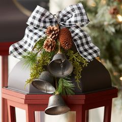 Bell And Pine Cone Door Hanger