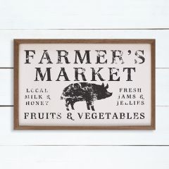 Farmers Market Fruits And Vegetables Sign