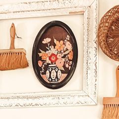 Framed Flower Vase Wall Art