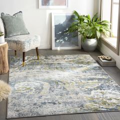 Faded Swirls Area Rug