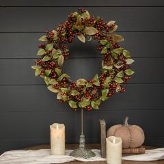 Fall Accents Rosehip Wreath
