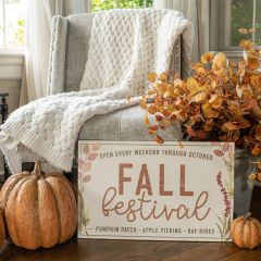 Fall Festival Farmhouse Sign