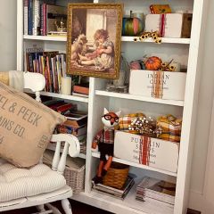Fall Harvest Wood Crate Set of 3