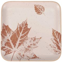 Fall Leaves Stoneware Serving Tray