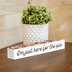 Family Friends Dessert Tabletop Block Sign