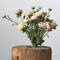 Fancy Faux Ranunculus Stems Set of 2