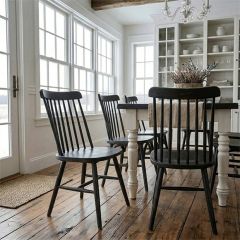Farmhouse Black Spindle Back Dining Chair