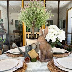 Farmhouse Bunny Planter