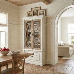 Farmhouse Chic Display Cabinet