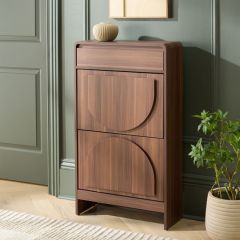 Farmhouse Chic Shoe Storage Cabinet