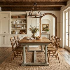 Farmhouse Classics Distressed Pine Dining Table