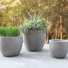 Farmhouse Garden Concrete Planter Pot