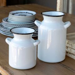 Farmhouse Milk Can Vase 8 Inch