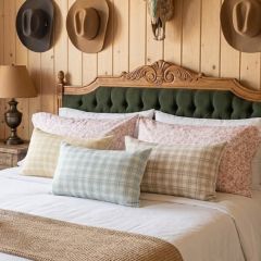 Farmhouse Plaid Pillow Cover