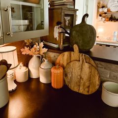 Farmhouse Pumpkin Cutting Board Set of 2