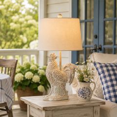 Farmhouse Rooster Table Lamp