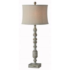 Farmhouse Spindle Buffet Lamp