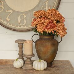 Faux Autumn Mum Bush Stem